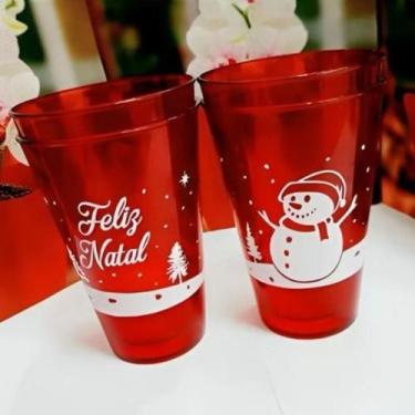 Imagem de kit 10 Lembrancinha de Natal Copo Boneco de Neve - FORTINJET