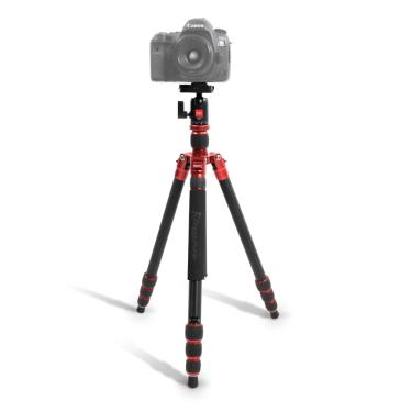 Imagem de Tripé Monopé Kingjoy AC-258 com Cabeça Ball Head QB-00 até 10kg (Alumínio)