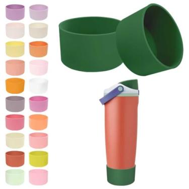 Imagem de Kaitiaki 2 peças de botas de silicone para garrafas e copos FreeSip Sway Owala de 850 g e 1,134 g – Antiderrapante, resistente a arranhões, realçador de estabilidade para acessórios Owala, disponível
