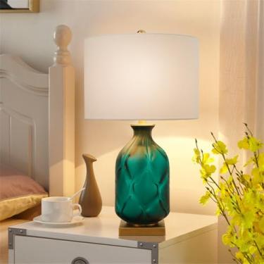 Imagem de Luminária de mesa LED de luxo contemporânea, inspirada na criatividade americana, ideal para sala de estar, quarto, escritório, casa de campo ou hotel (Estilo 193)