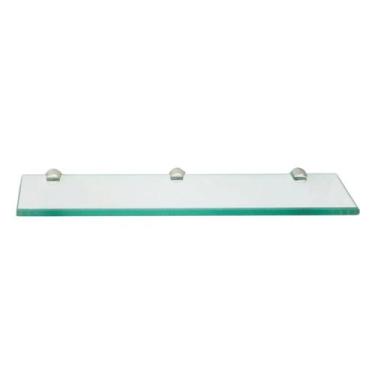 Imagem de Prateleira de vidro retangular 30cm canto Float glass T5173 - Sintex