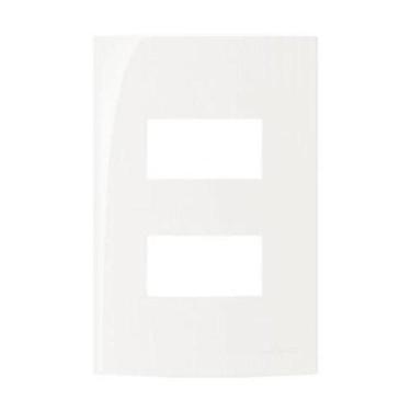 Imagem de Sleek Placa 2 x 4 - 2 Postos Separados - Margirius