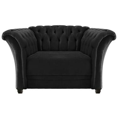 Imagem de Poltrona Decorativa Chesterfield Preto