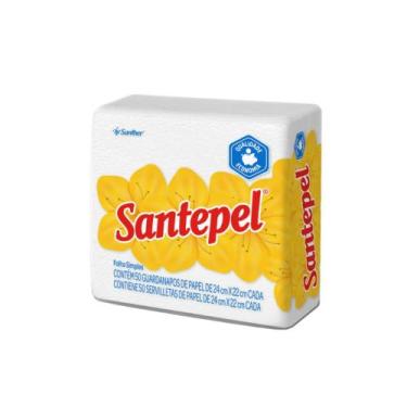 Imagem de Kit Guardanapo de Papel Folha Simples 24 X 22cm 4 Pacotes com 50 Unida