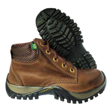 Imagem de Bota Adventure Coturno Masculino Feminino Trilha Couro Legitimo - Art 