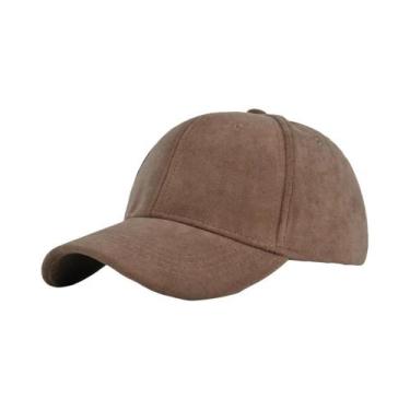 Imagem de Boné Snapback Unissex de Camurça - Estilo Retrô Hip Hop para Outono/In