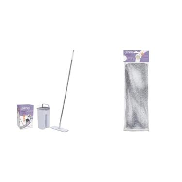 Imagem de Kit Simplo Mop Balde Slim + Refil Microfibra