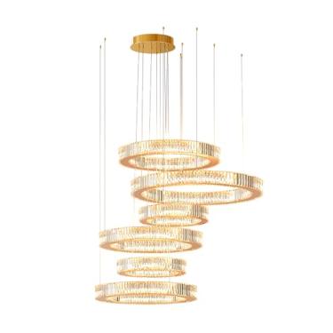 Imagem de Pendente Sintonia Cx/A Dourado E Champanhe 3000K 183W Sl-0689/H6-A Gd+Chp - Part 1/2