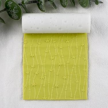 Imagem de Rolo de textura de argila de polímero de Natal, rolo de argila de polímero para fazer brincos, funciona com cortadores