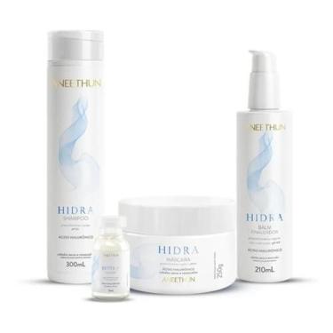 Imagem de Aneethun Kit Hidra Com Ácido Hialurônico - 4 Produtos Lançamento