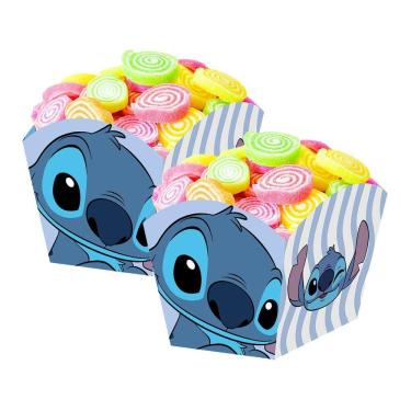 Imagem de Cachepot De Papel Stitch - 8 Unidades