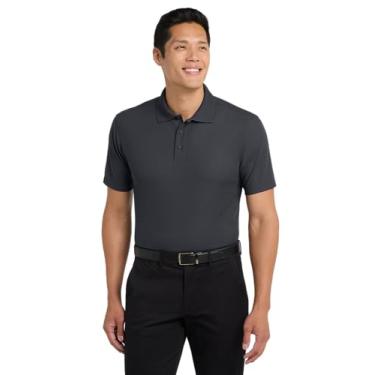 Imagem de Port Authority Men's Performance Moisture Wicking Short Sleeve Polo Shirt