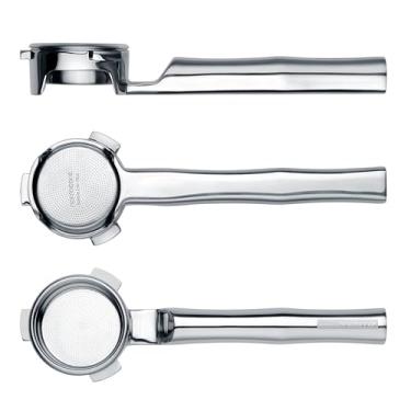 Imagem de Normcore 54 mm Todo aço inoxidável 180° Horizontal Lay-Flat Bottomless Portafilter – Serve Breville Sage Barista Express, Pro, Touch, Bambino Plus – Unibody usinado CNC, cesta de alta extração de 18 g