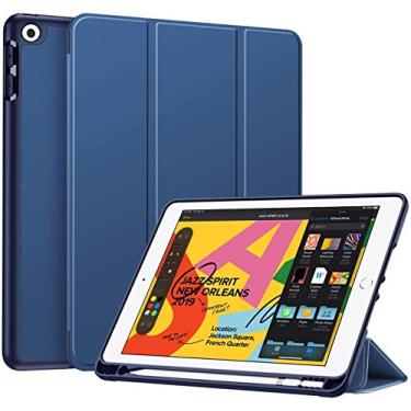 Imagem de SaharaCase Capa fólio para Apple iPad 10,2 polegadas (8ª geração 2020) e (9ª geração 2021) [amortecedor à prova de choque] proteção robusta antiderrapante ajuste fino (azul)