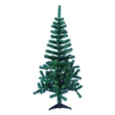 Imagem de Árvore de Natal Grande Verde, Galhos Cheios, Decoração Natalina (Verde, 120cm)