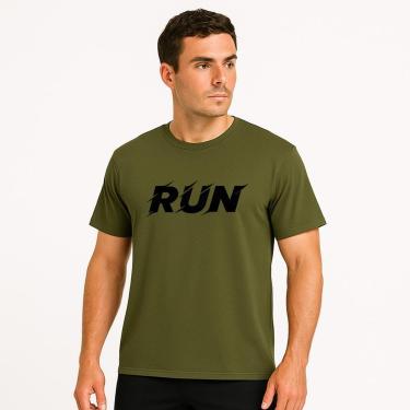 Imagem de Camiseta Corrida Caminhada Algodão Premium Macio Leve Confrtável Anti Odor RUN-Unissex