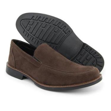 Imagem de Sapato Casual Masculino Oxford Camurça Marrom Conforto-Masculino