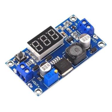 Imagem de Regulador De Tensão Xl6009 Step Up Com Display Voltímetro - OEM