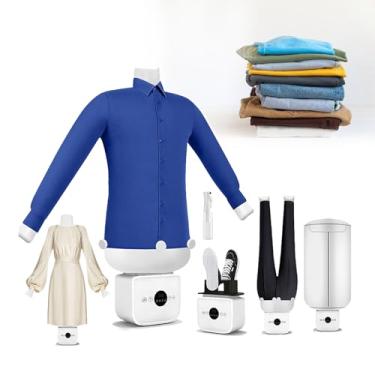 Imagem de CNAOHGHN Secador E Ferro De Passar AutomáTico A Ar Quente,Secador De Roupas E Removedor De Rugas Sem Usar As MãOs Com 109 Poros, Secagem RáPida Em 8 Minutos, Tempo E Temperatura AjustáVeis