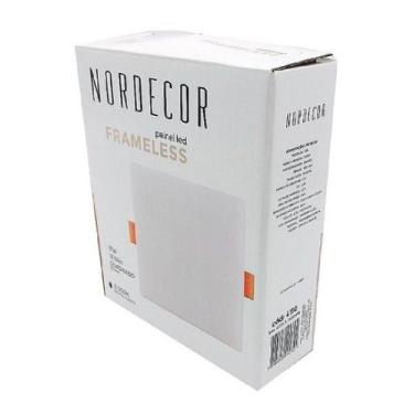 Imagem de Painel Plafon Led Quadrado 24W 3000K Bivolt 17X17Cm Sala - NORDECOR