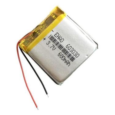 Imagem de Bateria Rastreador 603030 600mah 3,7v Nova - BGB ENERGY BATTERY