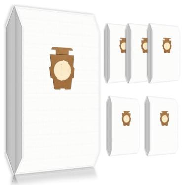 Imagem de Pacote com 6 sacos para aspirador de pó compatíveis com Kirby 205811 204814 204811, sacos de pó de substituição de grande capacidade, adequados para Kirby todas as gerações e modelos Sentria, Sentria