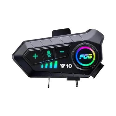 Imagem de Fone De Ouvido Bluetooth Para Capacete De Moto Com Controle De Voz Est