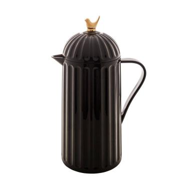 Imagem de Garrafa Térmica de Plástico para Café/Chá Bird Preta 1 Litro Wolff