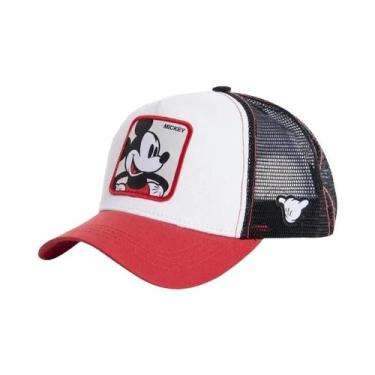 Imagem de Boné Snapback Unissex De Algodão Com Estampa De Anime Disney, Boné Hip
