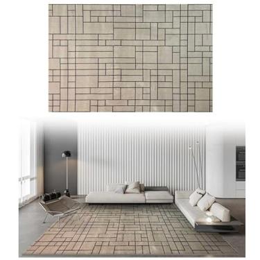Imagem de SPXMQSS Tapete para quarto, resistente à sujeira, sala de estar, tamanho grande, antiderrapante, sofá, mesa de centro, lavável, para quarto, sala de estar, sala de jantar, escritório, tapetes baixos