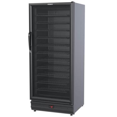 Imagem de Adega Venax 285 Litros Preto Fosco Porta de Vidro Para 83 Garrafas 220V 7851