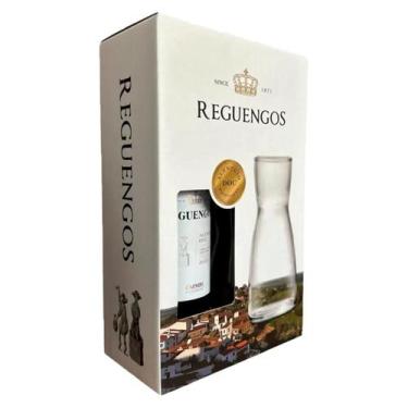 Imagem de Kit vinho reguengos tinto 750ml + mini decanter