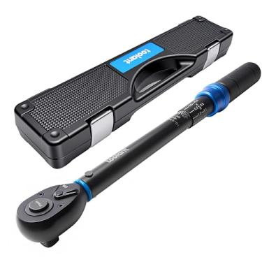 Imagem de toolant Chave de torque de 1/2 polegada, presente para homens, 10-170 pés..-LB/13-230 Nm, com escalas de alcance duplo, ± 3% de alta precisão, para manutenção de bicicletas, motocicletas e carros