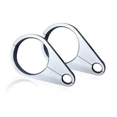 Imagem de Braçadeira de cabo de alça de motocicleta de 3,8 cm adequada para Harley Honda Yamaha, braçadeira de cabo de motocicleta para cabo de freio e cabo de embreagem, pacote com 2