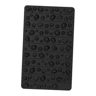 Imagem de oshhni Tapete de massagem para os pés, ideal para usar em pé enquanto trabalha em mesa, ferramenta de massagem ergonômica, almofada de pressão para os dedos, Preto