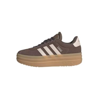 Imagem de adidas Tênis infantil unissex Vl Court Bold, Earth Strata/Wonder Quartz/Gum, 17