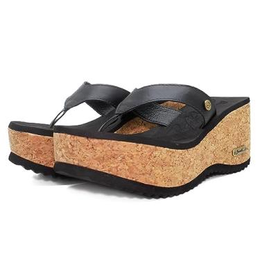 Imagem de Tamanco de Dedo Confortável Plataforma EVA Barth Shoes Trancoso (Preto, BR, Adulto, Numérico, 34)