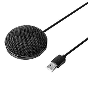 Imagem de Placa de som profissional integrada, mini micro USB com fio para videoconferência on-line KTV