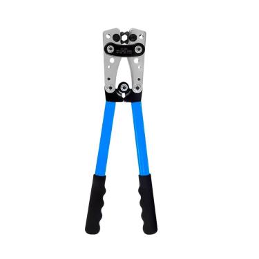 Imagem de Kit Alicate Crimpador Prensa Cabo De Bateria 6 A 50mm + 60 Terminais Inclusos