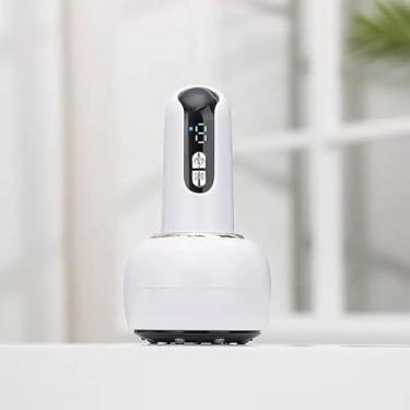 Imagem de Massageador elétrico Gua Sha Cupping com modos de sucção, calor infravermelho e massageador de costas, ferramenta de raspagem portátil para relaxamento e alívio da dor