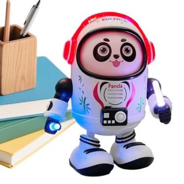 Imagem de Brinquedo Dançante Para Criança - Alimentado por Baterias | Brinquedo Robô Elétrico que Anda com Luzes LED e Músicas | Para Crianças Aniversário Natal Ano Novo Presente Educativo