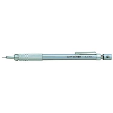 Imagem de Pentel Lapiseira Graphgear 500, grafite de 0,5 mm, grau HB, 1 lapiseira Graphgear, prata, (PG515-A)