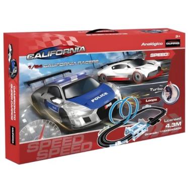 Imagem de AUTORAMA PISTA ELETRICA CALIFORNIA RACERS AUDI x BUGATTI 4,3 METROS 1/64