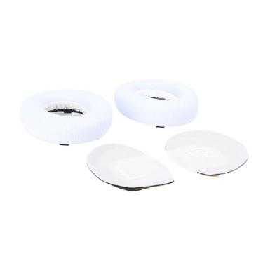 Imagem de Jopwkuin Nc700 Almofadas Confortáveis ​​para Fone de Ouvido, Isolamento de Som Aprimorado para Entusiastas da Música, Substituição de Tecido de Malha Respirável para 2 Almofadas de Ouvido (Branca)