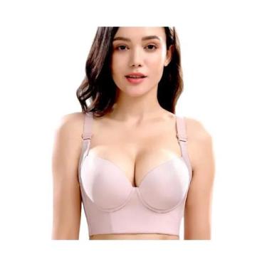 Imagem de Sutiã plus Size Push up Sexy Com Copas Profundas Que Esconde Gordura N