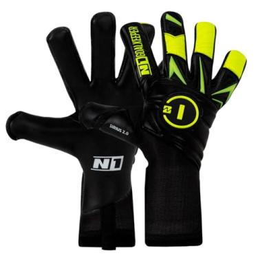 Imagem de Luva de Goleiro Campo e Society Profissional N1 Sirius Cor:Neon, Tamanho:10