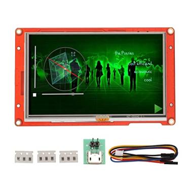 Imagem de GOWENIC Tela HMI de 5,0 Polegadas, Tela Sensível Ao Toque LCD de 5V Com Reprodução de Animação de áudio e Vídeo, para Linha de Produção de Equipamentos de Beleza para Impressora 3D de