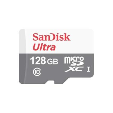 Imagem de SanDisk Cartão de memória 128GB Ultra microSDXC UHS-I Classe 10 100 MB/s SDSQUNR-128G-GN6MN