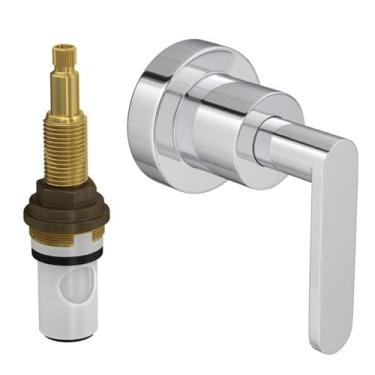 Imagem de Acabamento para Registro de Pressão até 1' com Mecanismo 1/2 Volta Flex Plus, Deca 4916.C21.PQ, Cromado