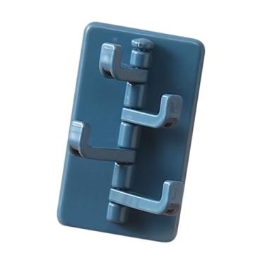 Imagem de Gancho Rotativo Simples com Adesivo de Parede para Cinto Cachecol Chapéu Guarda-Chuva Bijuterias Gravata Design Inovador Decorativo Premium Japonês Es